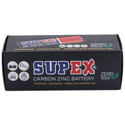 Supex R03/AAA Çinko Karbon İnce Kalem Pil, 1.5V, 60'lı Kutu - 3