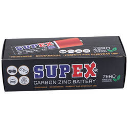 Supex R06/AA Çinko Karbon Kalem Pil, 1.5V, 60'lı Kutu - 3