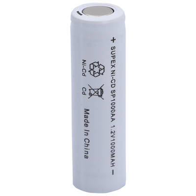 Supex SP1000AA 1000mAh AA Ni-CD Düz Kafa Şarjlı Pil - 1