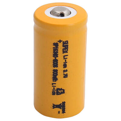 Supex SP16340-800S 3.7V 16340 Model 800mAh Li-İon Uçlu Pil - 1