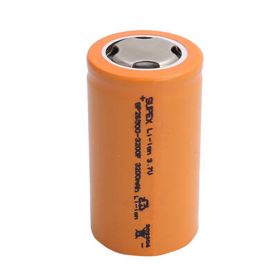 Supex SP26500-3200F 3.7V 26650 Model 3200mAh Li-İon Düz Kafa Pil - 1